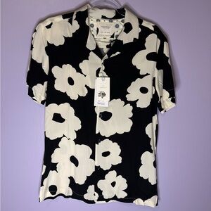 Floral Men's Shirt Cactus Man by Ricky Singh
